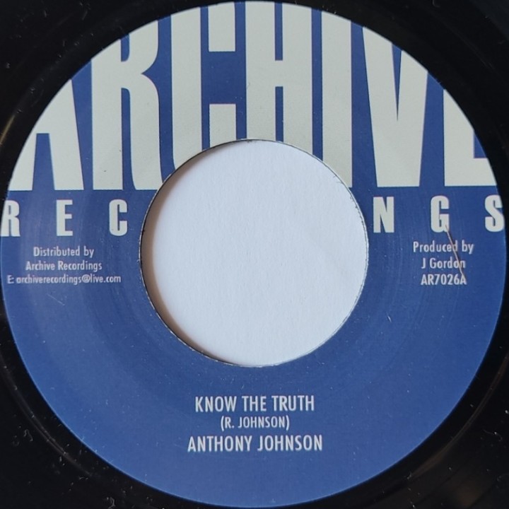 Anthony Johnson - Know The Truth 7''