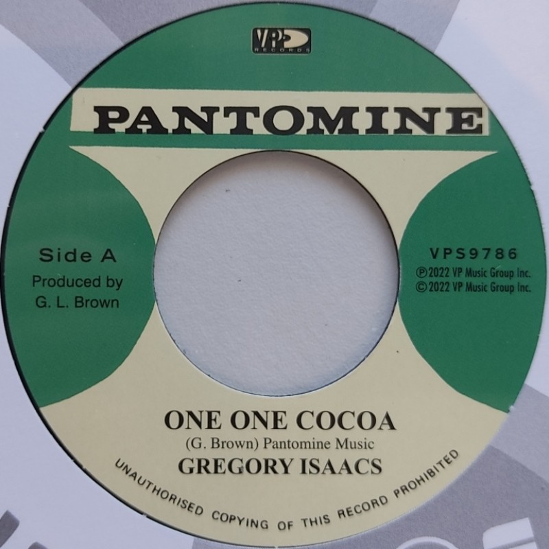 Gregory Isaacs - One One Cocoa 7"