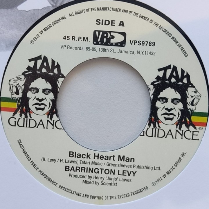 Barrington Levy - Black Heart Man 7"