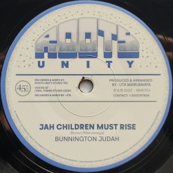 Bunnington Judah - Jah Children Must Rise 7"