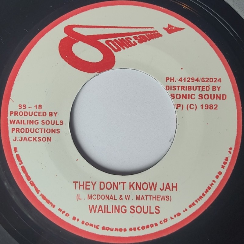 Wailing Souls – They Don't Know Jah 7"