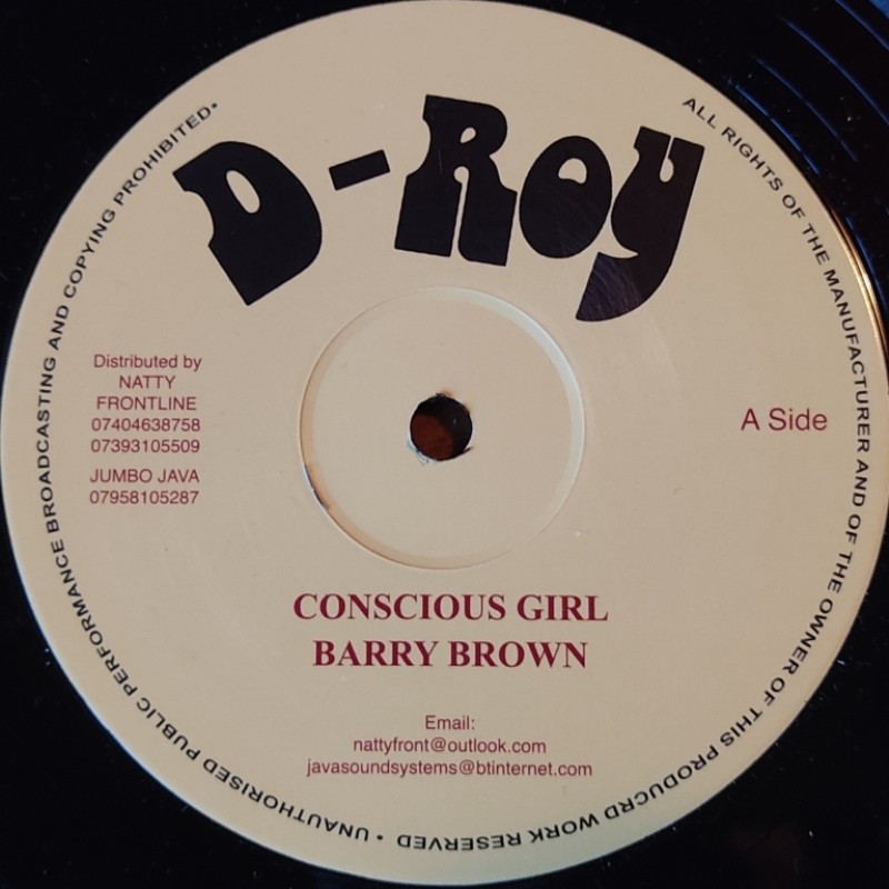 Barry Brown – Conscious Girl 12"