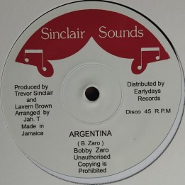 Bobby Zaro - Argentina 12"