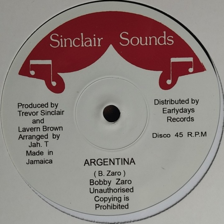 Bobby Zaro - Argentina 12"