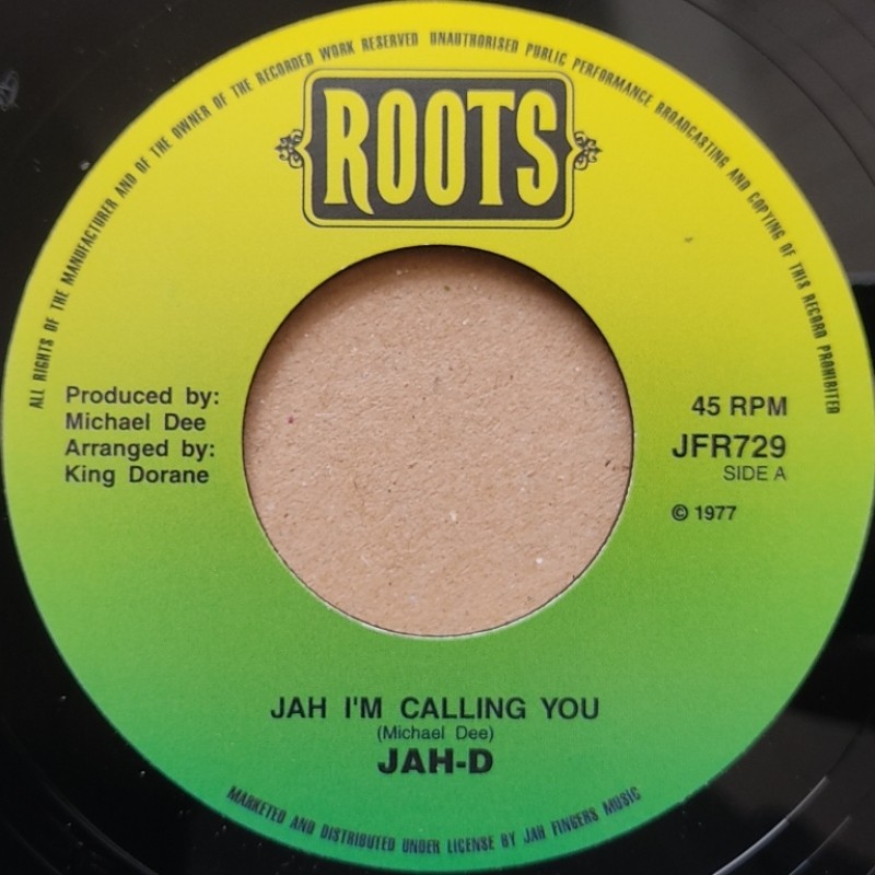 Jah D - Jah I'm Calling You 7"