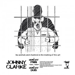 Johnny Clarke – hungry man back cover