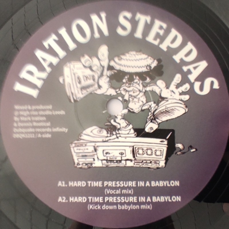 Iration Steppas - Hard Time Pressure In A Babylon 12"
