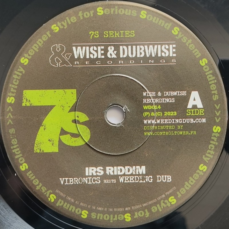 Vibronics meets Weeding Dub - IRS Riddim 7"