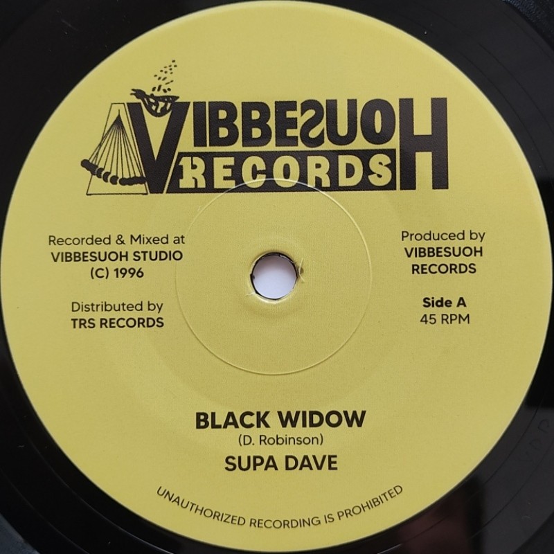 Supa Dave - Black Widow 7"