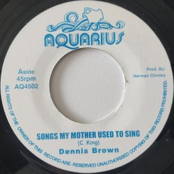 Dennis Brown - Songs My Mother Used To Sing 7"