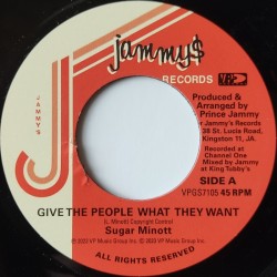 Sugar Minott - Give The People What They Want 7"