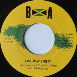 Bobby Aitken & The Carib Beats - One Way Street / Crying Time 7"