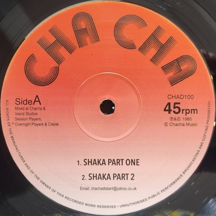 Overnight Players - Shaka Part One / Kunta Kinte's Revenge 12"