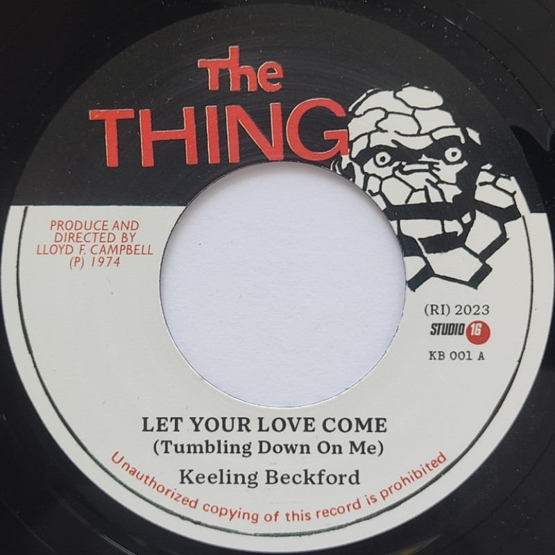 Keeling Beckford – Let Your Love Come 7"
