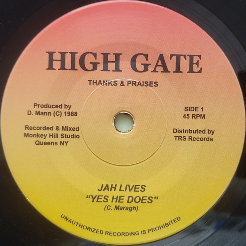 Thanks & Praises - Jah Live "Yes He Does" 7"