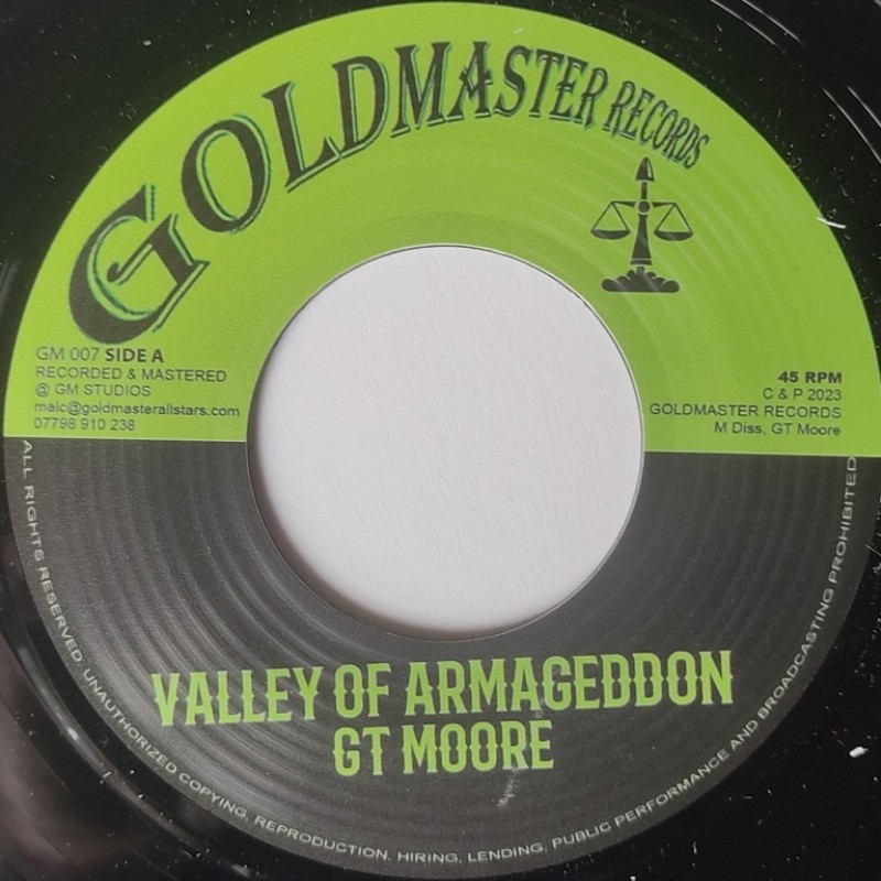 G.T. Moore - Valley Of Armageddon 7"