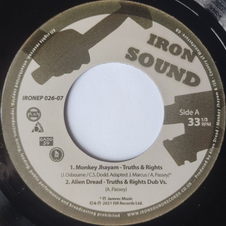 Monkey Jhayam - Truth & Rights 7"