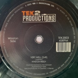 Winston Reedy - Very Well 7"