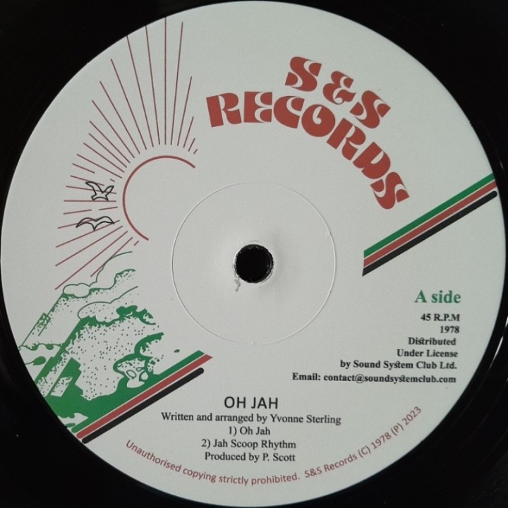 Yvonne Sterling - Oh Jah 12"
