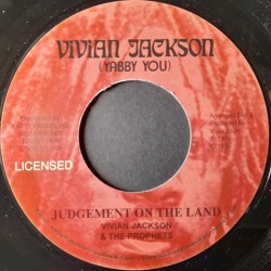 Vivian Jackson & The Prophets - Judgement On The Land 7"