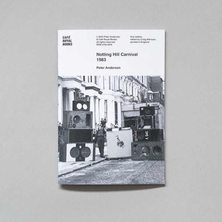 Peter Anderson - Notthing Hill Carnival 1983 BOOK