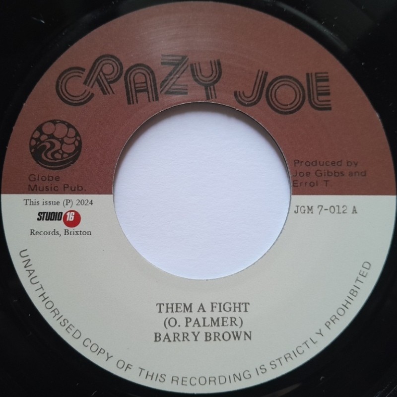 Barry Brown - Them A Fight 7"