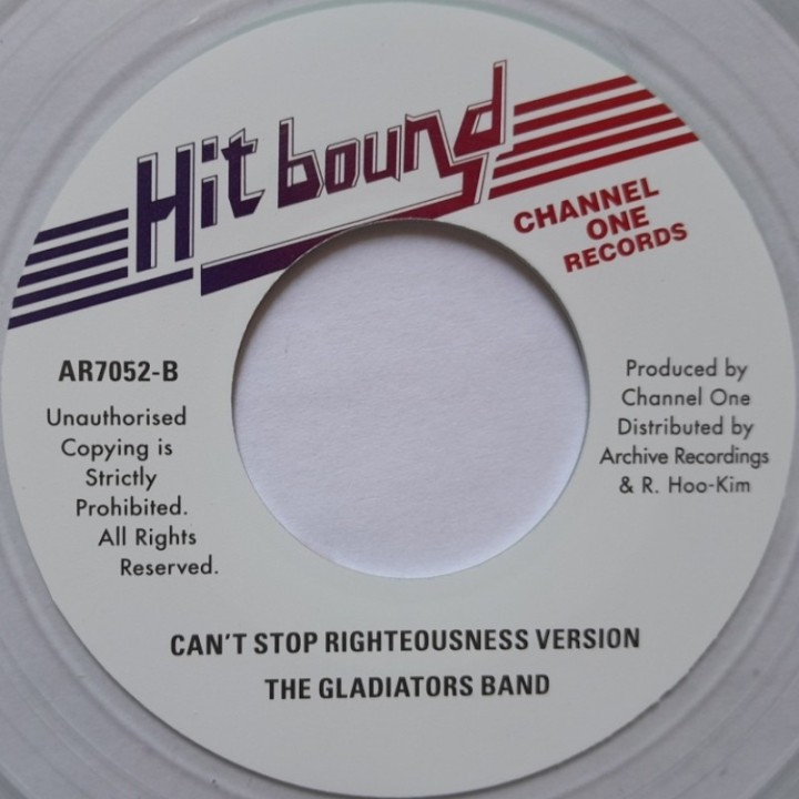 The Gladiators - Can't Stop Righteousness 7"
