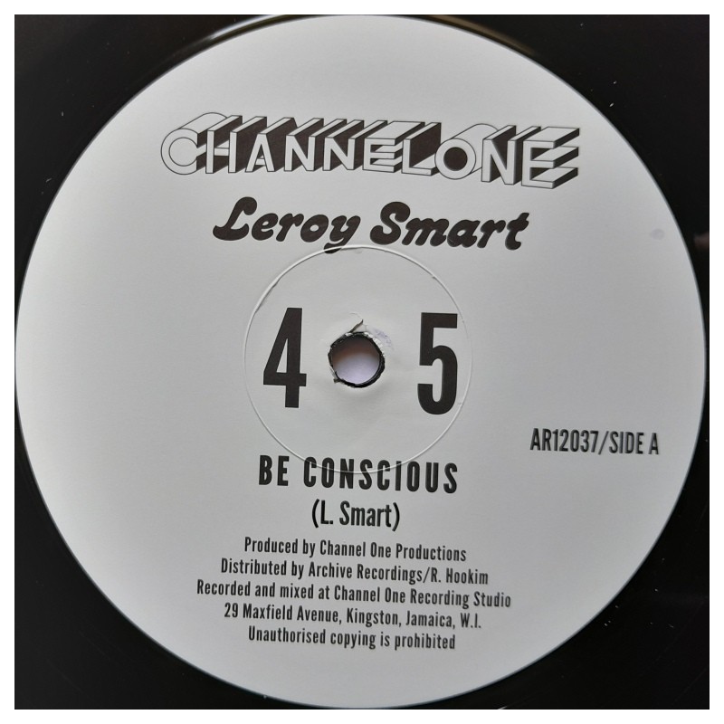 Leroy Smart - Be Conscious / Jah Light 12"