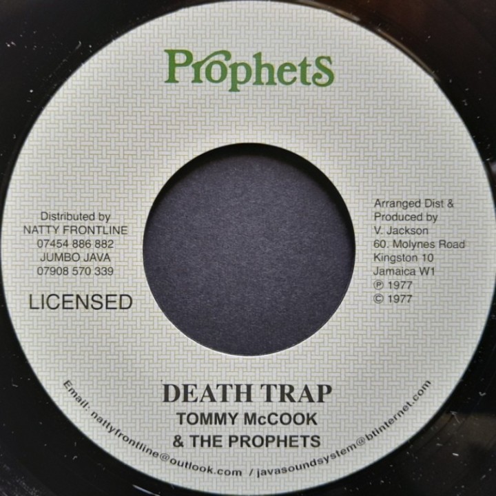 Tommy McCook & The Prophets - Death Trap 7"