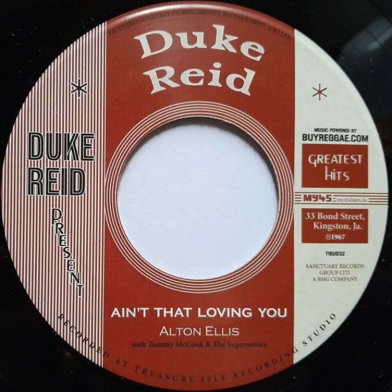 Alton Ellis - Ain't That Loving You / U Roy 7"