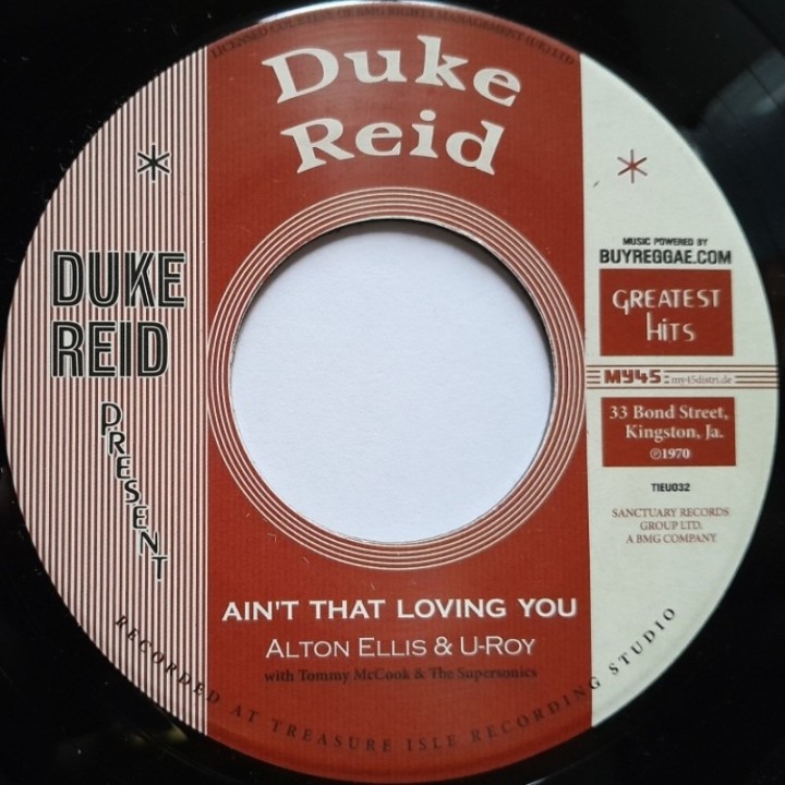 Alton Ellis - Ain't That Loving You / U Roy 7"
