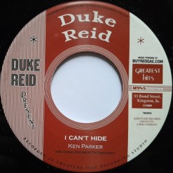 Ken Parker - I Can't Hide / Dennis Al Capone 7"