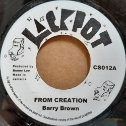 Barry Brown - From Creation 7''