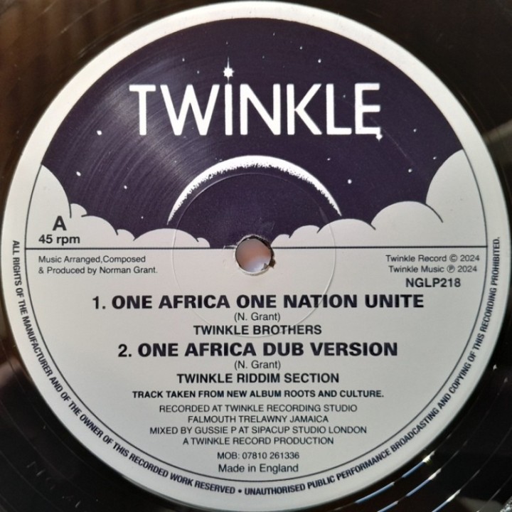 Twinkle Brothers - One Africa One Nation Unite 12"