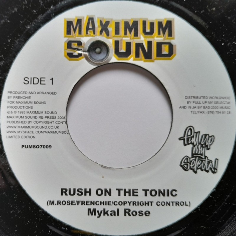 Mykal Rose - Rush On The Tonic / Release Me 7"