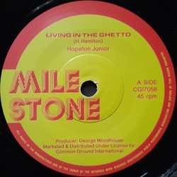 Hopeton Junior - Living In The Ghetto 7"