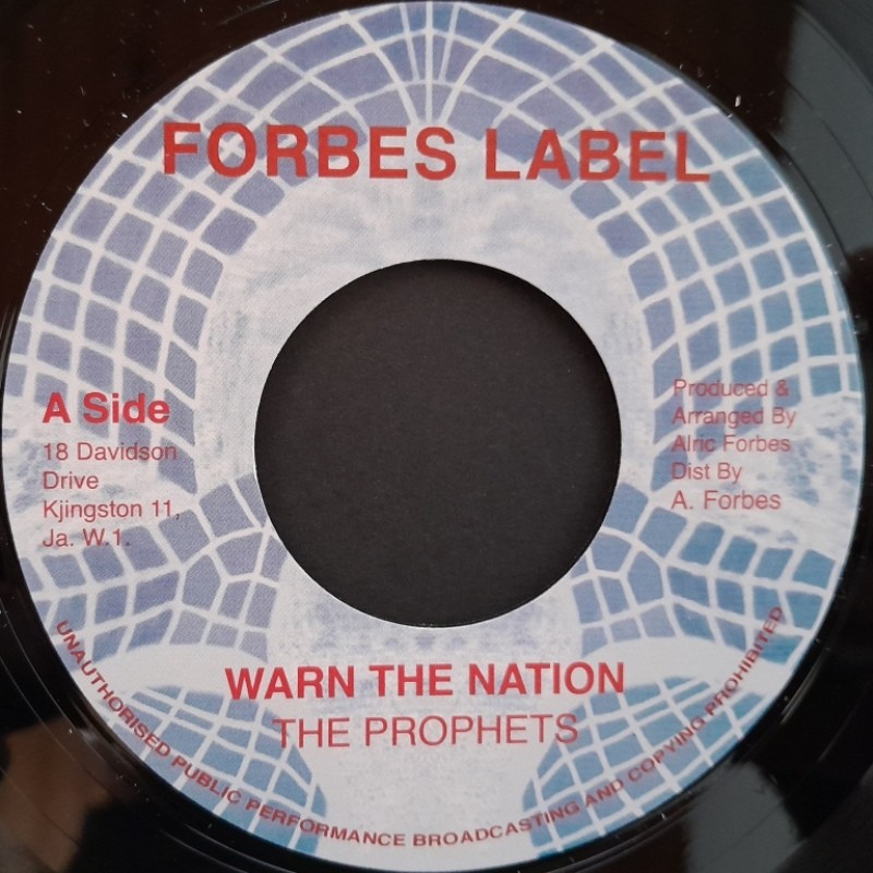 The Prophets - Warn The Nation 7"