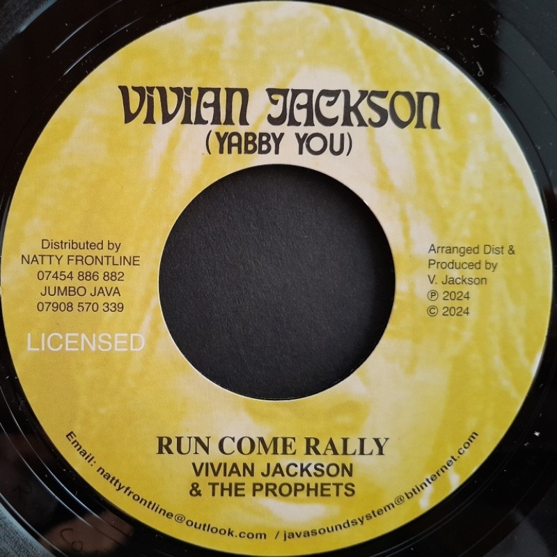 Vivian Jackson & The Prophets - Run Come Rally 7"