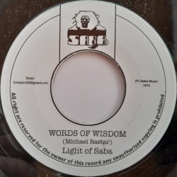 Light Of Saba - Words Of Wisdom 7"