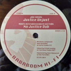 Jah Mason - Justice Unjust 12"