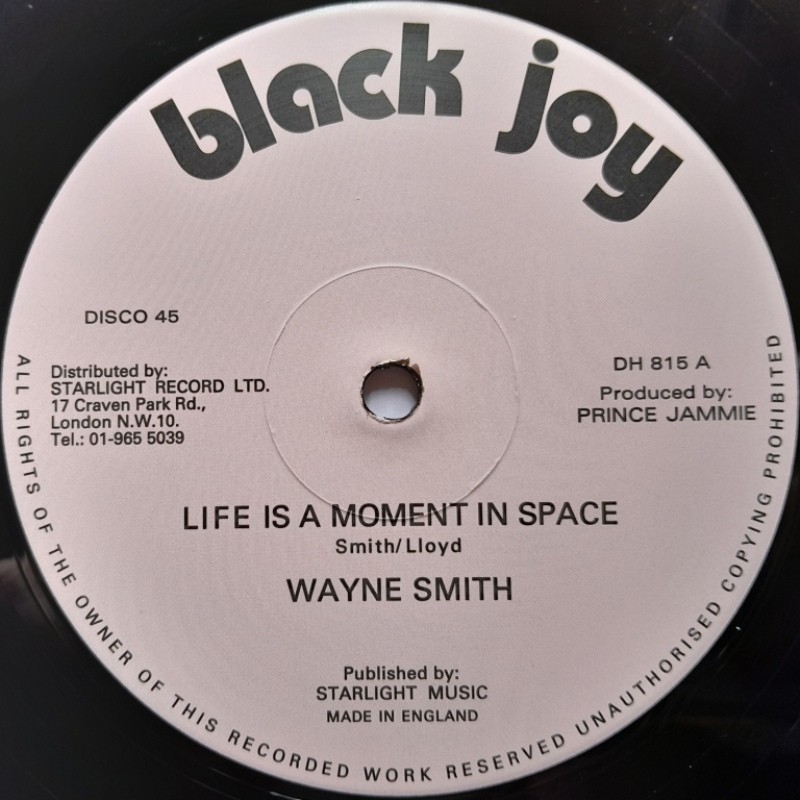 Wayne Smith - Life Is A Moment In Space 12"