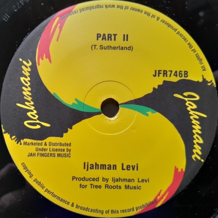 Ijahman Levi - I Am A Levi 7"