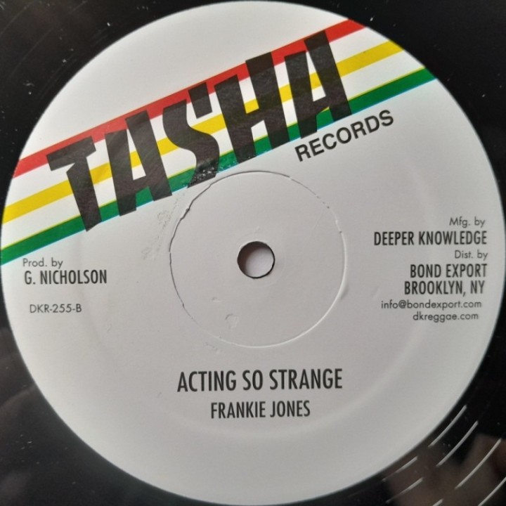 Michael Palmer - Reaping / Frankie Jones - Acting So Strange 12"