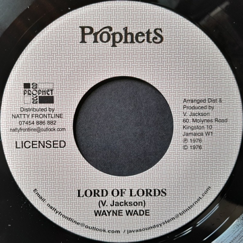Wayne Wade - Lord Of Lords 7"