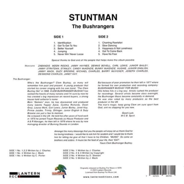 Bushrangers - Stuntman LP