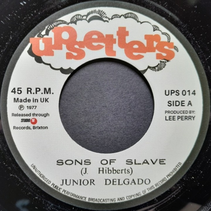 Junior Delgado - Sons Of Slaves 7"
