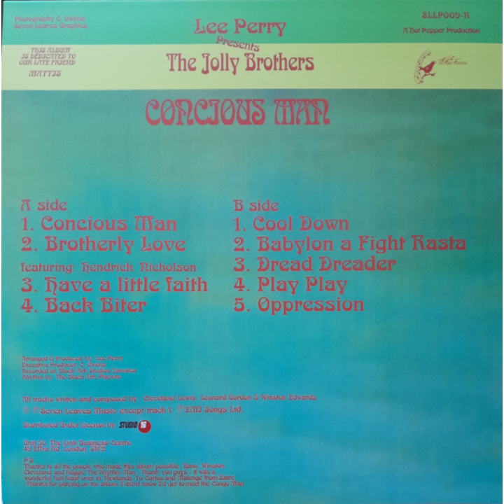 The Jolly Brothers - Conscious Man LP