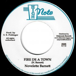 Novelette Barnett - Fire De a Town 7''