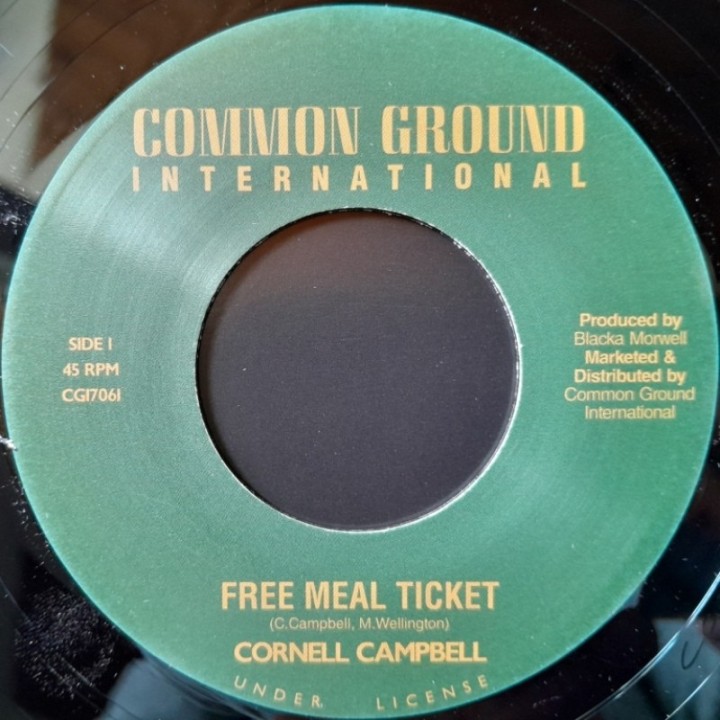 Cornell Campbell - Free Meal Ticket 7"