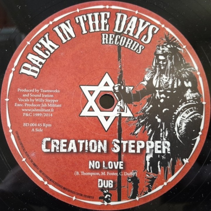 Creation Stepper - No Love 12''